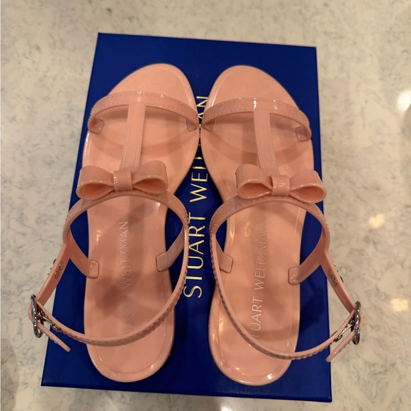 Stuart Weitzman Mellie Bow Jelly Flat size 8 brand new - Picture 4 of 9